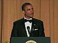 Obama Lampoons Self At Annual Dinner