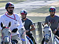 Dubai ruler rides in U.S. equine event