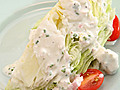 Iceberg Wedges with Buttermilk Blue Cheese Dressing