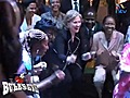 Hillary Clinton Cuts A Rug in Kenya