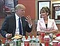 Palin,  Trump dine on N.Y. chain pizza