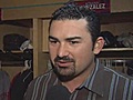 Adrian Gonzalez after watching home run derby