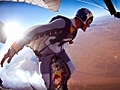 Fulfilling the dream of flight in a high-tech wingsuit