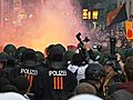 1. Mai-Demo in Berlin fast friedlich