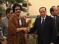 Berlusconi e Gheddafi inaugurano una mostra all’Accademia libica