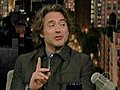 Late Night: Robert Downey Jr.&#039;s Advice for Charlie Sheen