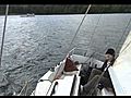 How to capsize on Windermere - Sailing - onboard with Camera! June 2011