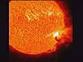 Nasa shows off solar blast