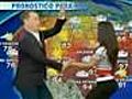 Hollywood legend dances during live weather report