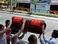 運輸業工會代表向邱騰華請願　要求擱置立法停車熄匙