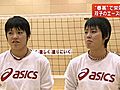 春高バレー開幕　優勝候補の宮城県代表・古川学園の2人の選手に注目しました&#12290;