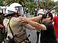 Raw Video: More clashes in Greece’s capital