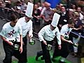 Raw Video: Hospitality workers race in Berlin