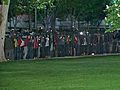 Crowd Chants &#039;USA&#039; Outside White House