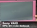 Sony VAIO VPC-W111XX Netbook