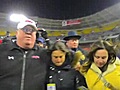 Maryland Terps coach Ralph Friedgen leads team in song