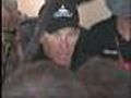 Raw Video: Lance Armstrong On Collarbone Injury