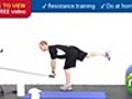 CTX Cross Training How To - Deadlift with an exercise band for full body strength,  1 set, 15 reps