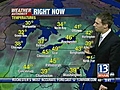 VIDEO: 13 WHAM Weather Authority Morning Forecast 11-3-2009