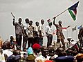 A new flag raised: South Sudan celebrates birth