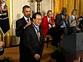 Obama lauds Medal of Freedom recipients