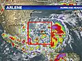 Radar: Tropical Storm Arlene Strengthens