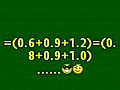 0.5 0.6 0.70.8 0.9 1.01.1 1.2 1.3Wa minho faénna (0.5+0.9+1.3)=(0.7+0.9+1.1)=