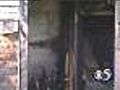 Police brave burning building to rescue baby boy