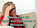 Symptoms of Menopause