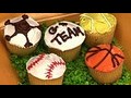 How to decorate sports cupcakes