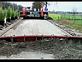 Brick Laying Road Machine