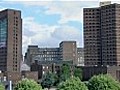 University tower blocks demolished