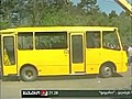 Lucky Bystander Dodges Bus