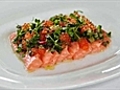 Christmas Salmon Carpaccio