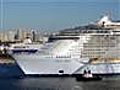 World’s largest cruise ship pulls into port