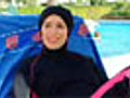 لباس سباحة للمحجبات من تصميم اللبنانية عايدة