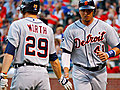 Tigers hang 20 hits on Rangers