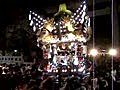 住吉神社　北条節句祭　本宮　本町　宮前　屋台移動