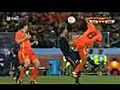 Holland vs Spanien alle Fouls Humorvoll vertont