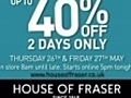 House of Fraser Stores