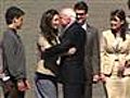 Raw Video: McCain Embraces Palin&#039;s Daughter