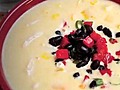 Corn Pepper Chowder & Salsa