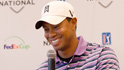 Tiger discusses injury after layoff