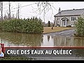 Situation de la crue des eaux au Québec