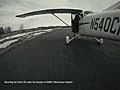 GOPRO HD mounted on the rear of a Cessna 172