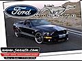 Video par amour des Ford Mustang Gt Cs et Shelby Gt 500