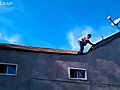 Backflip off a two story building