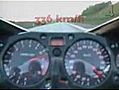 Motard suédois à 336 km/h