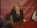 Web Extra: Zellweger Answers Questions Post Award