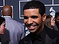 Drake on the 2011 Grammy Carpet